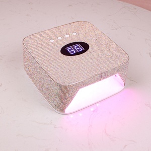 Alta calidad 54W diamantes de imitación diamante Bling inalámbrico manicura Gel <span class=keywords><strong>Dreyer</strong></span> UV LED lámpara de uñas - Product Image 5