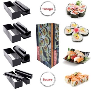 Kit de manualidades para hacer <span class=keywords><strong>sushi</strong></span> con moldes cuadrados de plástico, juego de herramientas para crear tu propio <span class=keywords><strong>sushi</strong></span> en casa - Product Image 3