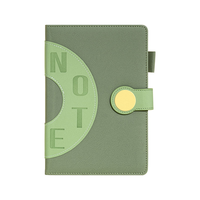 Agenda A5 personnalisé avec couverture en PU faite à la main et plusieurs pages intérieures pour les notes de réunion et les études