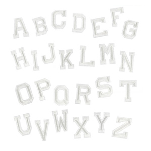 Chiều Cao 5Cm <span class=keywords><strong>Varsity</strong></span> Sắt Trên Chữ Các Bản Vá Lỗi Bảng Chữ Cái Thêu Thư Vá Cho Quần Áo - Product Image 2