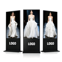 Pantalla LCD de Señalización Digital de 55 Pulgadas 4K con Animación y Gráficos, Kiosco con Pantalla Táctil Android Windows
