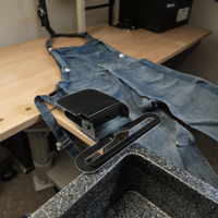 Nouveau design professionnel grandes pinces à bretelles noires bretelles réglables en métal de fer pour le confort et le style