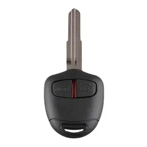 Clé télécommande noire à 2 boutons, puce ID4 433 MHz pour Mitsubishi L200 <span class=keywords><strong>Shogun</strong></span> Outlander ASX Lancer Triton Lama Pajero, lame MIT8 - Product Image 1