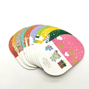 저렴 한 가격 사용자 지정 디자인 휴일 생일 인쇄 100pcs 발렌타인 데이 인사말 카드 크리스마스 선물 인사말 카드 도매