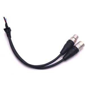 Кабель питания Cantell DC5521 с медными жилами в оловянной оболочке, Y-образный разветвитель, с ПВХ изоляцией, 220В, для электронных жгутов проводов - Product Image 1