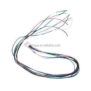定制黄色和绿色接地线束，带环形端子，适用于工业和电器应用 - Product Image 3
