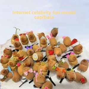 Mignonne et adorable pince à cheveux en peluche canard jaune 3D pour enfants, accessoires de cheveux unisexes de dessin animé, vente en gros - Product Image 4