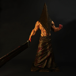 Statue de jeu d'horreur personnalisée Décor Collection Cadeau Tête de pyramide en résine peinte à la main réplique de figurines miniatures - Product Image 2