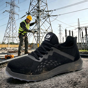 รองเท้าเซฟตี้ฉนวนไฟฟ้า 6KV แบบหุ้มส้นต่ำ ป้องกันการเจาะทะลุด้วยวัสดุคอมโพสิตที่หัวรองเท้า น้ำหนักเบา เหมาะสำหรับงานฤดูร้อน - Product Image 5
