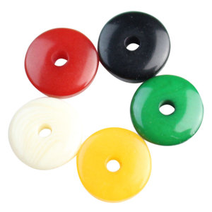 Cuentas espaciadoras de resina redondas de 2/8 mm, cuentas budistas circulares para bricolaje, pulseras, suministros de manualidades de resina epoxi, origen China GP02 - Product Image 5