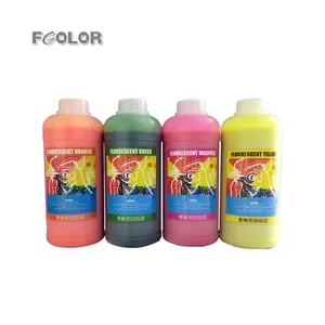 Tinta de pigmento fluorescente fcolor dtf, à prova d'água para l805 l1800