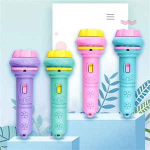 Trẻ em giáo dục sớm nhận thức đồ chơi động vật hoạt hình mô hình sáng lên đèn pin chiếu - Product Image 6