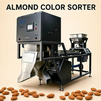 Trieuse de couleur industrielle CCD pour amandes, type à bande, équipement de tri haute capacité pour le traitement des noix