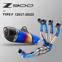Tuyau de raccordement avant 51 mm pour système d'échappement à enfiler, compatible avec moto Z900 2017-2023, tuyau de connexion d'échappement modifié