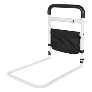 KS <b>Bedside</b> Handrail With <b>Storage</b> Bag 62cm Height For Elderly And Patients Assistance - Product Image 1