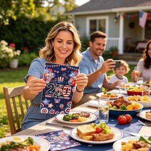 20 serviettes jetables patriotiques <span class=keywords><strong>du</strong></span> <span class=keywords><strong>4</strong></span> juillet pour le 250e anniversaire des États-Unis, 250 ans <span class=keywords><strong>de</strong></span> liberté, décorations <span class=keywords><strong>de</strong></span> fête américaines - Product Image 5