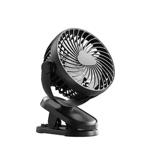 2024 Clip Fan Cooling Desk Fan 720 Degree Rotation Table 3-Blade Fan Air Cooler