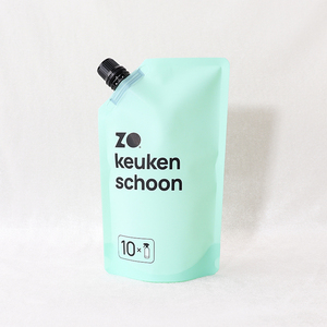 Custom Eco Biodegradable Reusable Food Grade Leak-proof Milk &amp; Fruit Juice Spout <strong>Pouch</strong> Packaging - Product Image 2