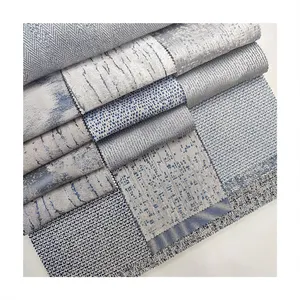 Bomar JLH1708-20 China Suppliers New Popular Upholstery Jacquard Polyester Textile Curtain Raw Material Fabric Price Per Meter