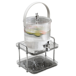 Ensemble de service à <span class=keywords><strong>vin</strong></span> moderne en <span class=keywords><strong>plastique</strong></span> écologique pour la maison, pichet à eau froide transparent de 1 à 2 L, <span class=keywords><strong>bec</strong></span> <span class=keywords><strong>verseur</strong></span> résistant aux hautes températures - Product Image 5