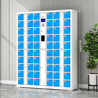 Kiosco de Carga Seguro e Inteligente para Teléfonos Celulares con Ventanas Transparentes para un Seguimiento Eficiente de los Teléfonos