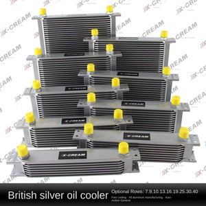 Phổ AN10 7/8-14 UNF nhôm nhỏ kép vượt qua thanh và tấm dầu mát trao đổi nhiệt - Product Image 5