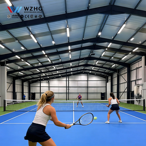 Structure de toit en acier galvanisé haute résistance pour arène de tennis intérieure, résistance à la neige épaisse, ignifuge, haute qualité, export - Product Image 1