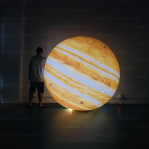 Sistema Solar Inflable LED Globo Planetario Sol Júpiter Saturno Urano Neptuno Tierra Venus Marte Mercurio Plutón Bola brillante - Product Image 5