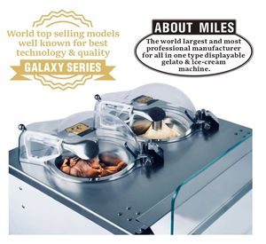 Máy làm kem Miles Ice Cream Machine EC2, máy đánh kem tự động chất lượng cao, máy làm kem trái cây thật, máy làm gelato đạt chuẩn CE - Product Image 2