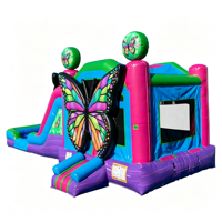 Structures Gonflables Commerciales : Combo Piscine Papillon 3D pour Événements Enfants Magiques
