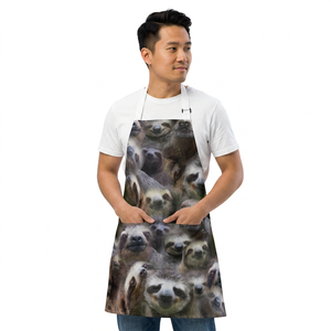 Tablier personnalisé imprimé numériquement sur toute la surface, durable, unisexe, pour chefs, boulangers et amateurs de barbecue, avec impression par sublimation personnalisable - Product Image 2