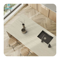 Dalles en surface solide acrylique haute résistance de 12 mm pour comptoirs de cuisine et de salle de bain modernes - Utilisation commerciale écologique