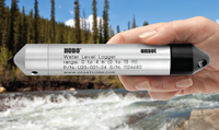 HOBO Enregistreur de données de niveau d'eau sans fil pour eaux profondes, profondeur 30 pieds, enregistrement de la température, acier inoxydable, titane, USA