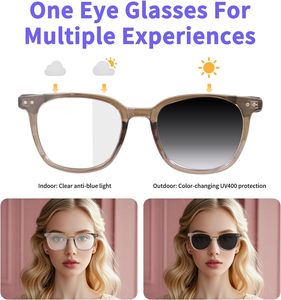 H2-C Touch Smart Glasses TWS Changeable Lenses Audio Music AI Wireless Anti-blue Light <b>Sunglasses</b> - Product Image 5