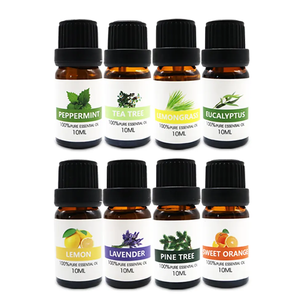 Aroma therapie Natural 8er Pack ätherisches Öl Geschenkset-neues Design heißer Verkauf in AMAZON reinem Öl