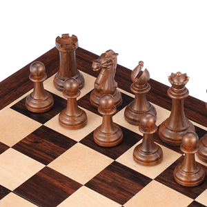 Juego de Piezas de Ajedrez King Tall Conqueror Big Knights, Estilo Staunton, con Acabado de Madera, Triple Peso, 3.5 Pulgadas (34 Piezas/Juego) - Product Image 6