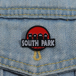 Broche en émail South Park de style européen et <span class=keywords><strong>américain</strong></span>, accessoire de mode pour vêtements, cadeau pour amis - Product Image 1