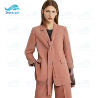 Costumes d'affaires élégants pour femmes, veste blazer, vente chaude, coupe ajustée, tendance officielle, costumes décontractés pour femmes
