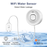 Sensor Inteligente de Fugas de Agua WiFi Tuya de Fábrica con Alarma y Conexión a App, Detector de Fugas de Agua para el Hogar y Granjas de Pollos