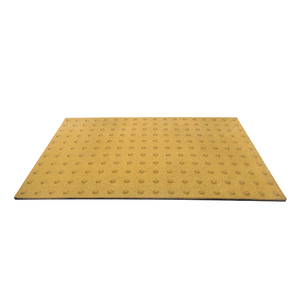Carreaux de sol tactiles en caoutchouc pour voies aveugles résistantes à l'usure de sortie d'usine pour les aveugles - Product Image 2