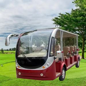 Bus de tourisme élégant à 8, 11, 14, 17, 20, 23 places, mini-bus électrique certifié CE pour routes non publiques - Product Image 1