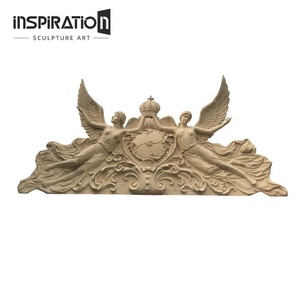 Fronton architectural Egpty Design avec sculpture en <span class=keywords><strong>bas</strong></span> <span class=keywords><strong>relief</strong></span> en <span class=keywords><strong>pierre</strong></span> moulée et décoration en haut <span class=keywords><strong>relief</strong></span> GFRC - Product Image 2
