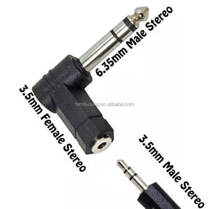Правый угол стерео 6,35 мм штекер до <span class=keywords><strong>3</strong></span>,5 мм Женский <span class=keywords><strong>3</strong></span>-полюсный адаптер 90 градусов 6,35 к <span class=keywords><strong>3</strong></span>,5 коннектор конвертер для динамиков наушников - Product Image 4