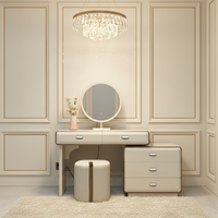 Design Attrayant, Meilleures Ventes, avec Miroir LED, Prix de Gros, Couleur Personnalisée, Taille, Coiffeuse
