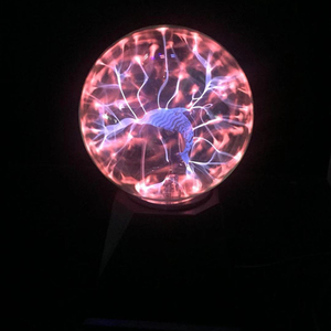 Esfera de <span class=keywords><strong>Plasma</strong></span> alimentada por batería y USB de 3 pulgadas, bola mágica de cristal, orbe de <span class=keywords><strong>Plasma</strong></span> mágico de anión para decoraciones navideñas - Product Image 1