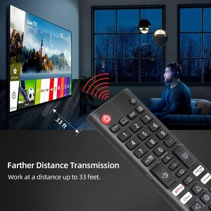 Télécommande universelle AKB76037601 pour téléviseurs intelligents <span class=keywords><strong>LG</strong></span> LED OLED LCD, 4K 8K UHD HDTV, WebOS NanoCell <span class=keywords><strong>QNED</strong></span> - Product Image 3