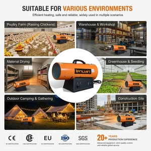 Équipement de chauffage mobile haute performance LN230LPTE 70KW <span class=keywords><strong>pour</strong></span> élevage de poulets, bâtiment avicole, chauffage au gaz - Product Image 4