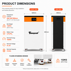 Batterie domestique Tewaycell 16 kWh 51,2 V 314 Ah avec extincteur intégré, équilibrage actif, batterie LiFePO4, livraison DDP depuis l'entrepôt UE en Pologne. - Product Image 3