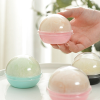 Boîte d'emballage individuelle en plastique JL-228 229 Daifuku Mochi, boîte en PET de qualité alimentaire, forme de boule colorée, contenants pour pâtisseries et desserts