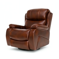 Fauteuil inclinable électrique monoplace surdimensionné en cuir de luxe, Fournisseur de meubles en gros, Approvisionnement par commande en gros